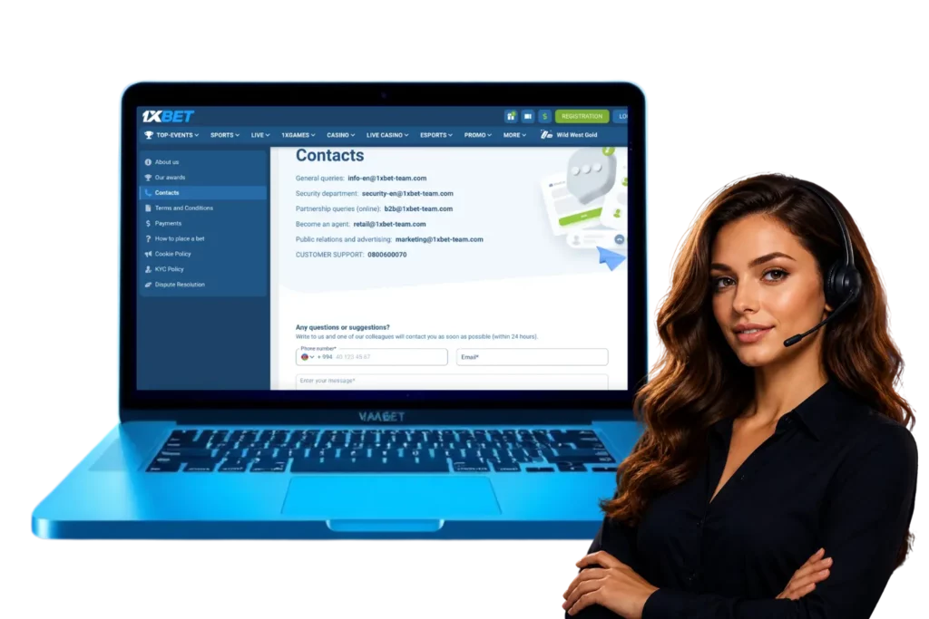 Open the Official 1xBet Website