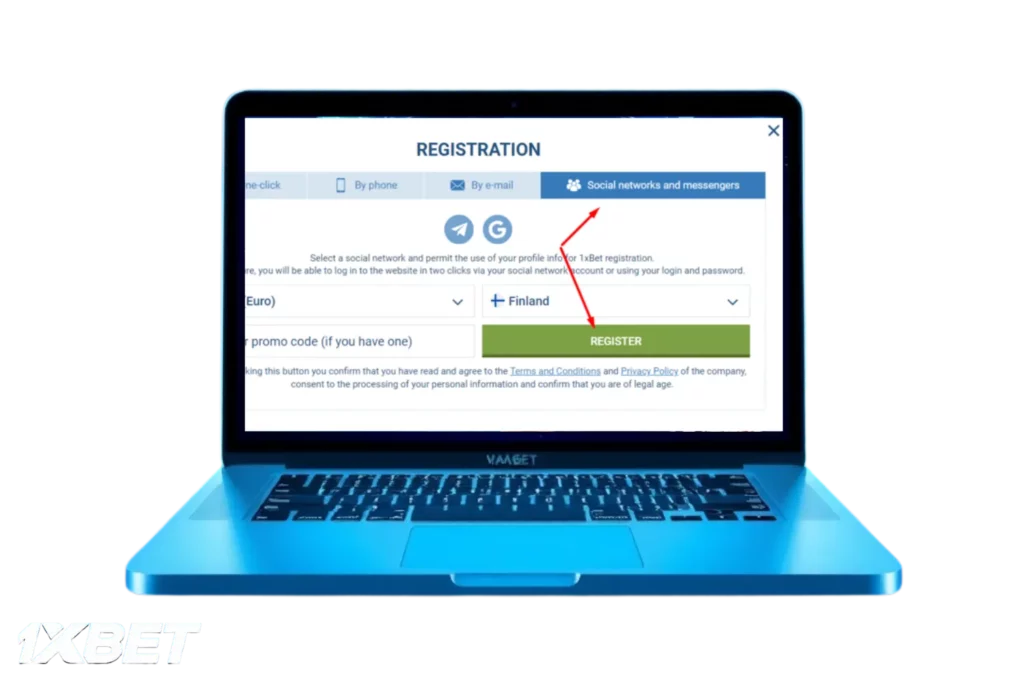 Register Using Social Media